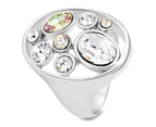 Philomena Cocktail Ring Multi Colour Embellished with Swarovski  crystals