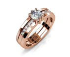 Vanity Ring Embellished with Swarovski crystals