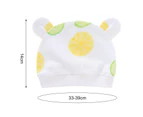 3Pcs/Set Baby Hat Mittens Cartoon Pattern Keep Warmth Breathable Cute Infant Beanie Caps Gloves Foot Covers Baby Supplies- 1
