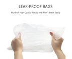 50Pcs/5 Rolls Disposable Baby Kids Potty Chair Bag Drawstring Toilet Liner Pouch-Clear