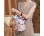 Baby Bottle Warmer Waterproof 3-Level Adjustable Temperature Breast Milk Ice Insulation Bag Stroller Hang Pouch for Daily Use	- B