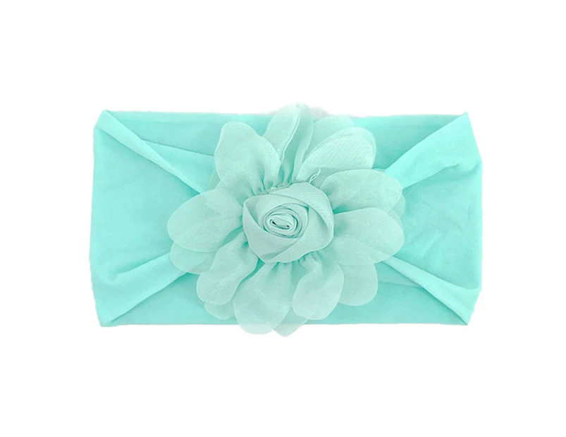 Baby Headwrap Attractive Comfortable Soft Summer Ultra-thin Breathable Baby Headband Shooting Prop -Mint Green