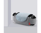 Baby Stroller Infant Pram Crib Hanging Diaper Bag Storage Container Organizer-Grey