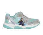 Elsa Licensed Touch Fastening Frozen Sneaker Girl's - Silver