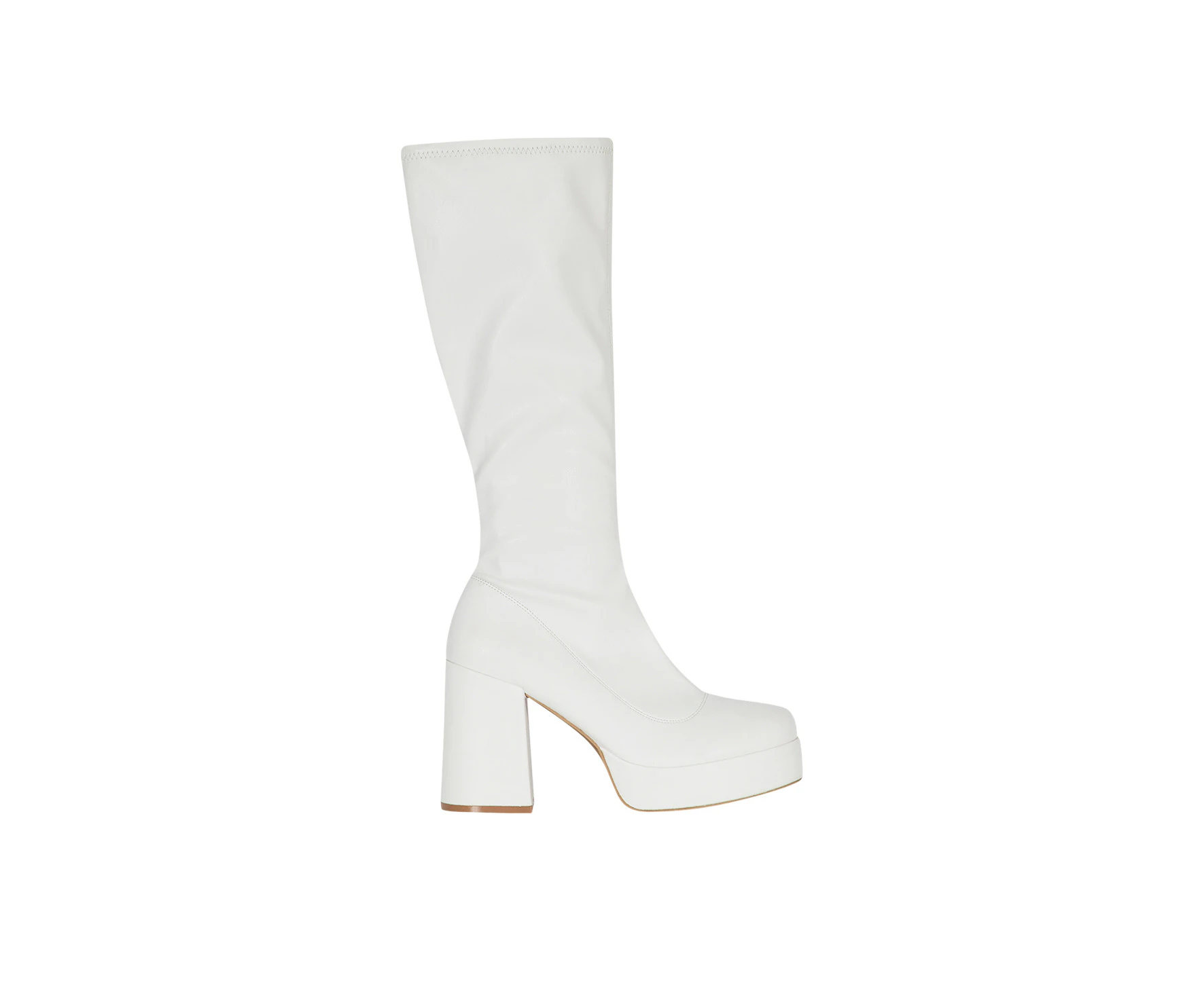 Spicy Wildfire Knee High Long Boot Women's - White