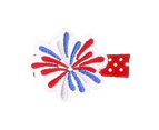 Kids Hair Clip Cute Celebration Soft Festival Party Patriotic American Flag Hair Clip Daily Wear - 45