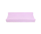 Changing Pad Cover Comfortable Soft Washable Durable Elastic Dustproof Breathable Ultra-soft Unisex Diaper Change Table Sheet for Home-Pink