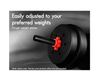 BLACK LORD 20kg Weight Plate Set Barbell Dumbbell Weight Lift Bench Squat Rack