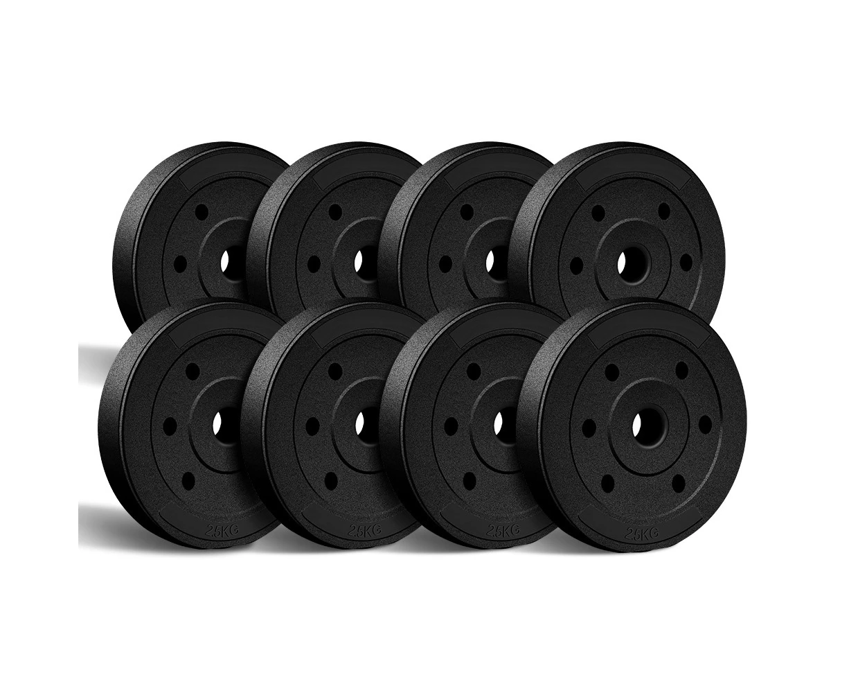 BLACK LORD 20kg Weight Plate Set - 8 x 2.5kg Plates