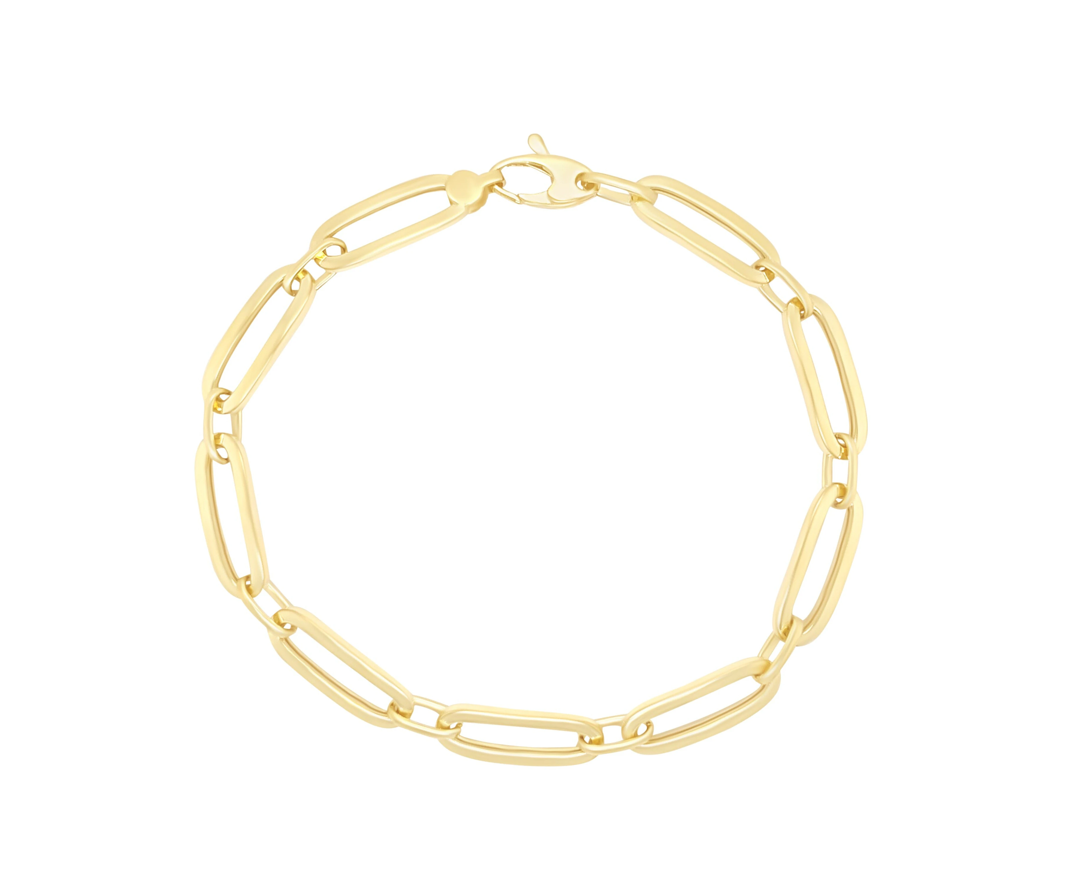 Bevilles Belcher Bracelet 9ct Yellow Gold Infusion 19cm