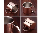 500ml Stainless Steel Moscow Mule Copper Mug Coffee Beer Cup Bar Party Drinkware-Rose Gold