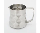 350/600ml Stainless Steel Coffee Espresso Latte Milk Foam Frothing Pitcher Cup-600ML