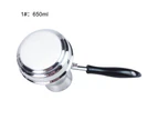 Stainless Steel Long Handle Mocha Cappuccino Coffee Pot Kettle Kitchen Tool-650ml