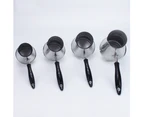 Stainless Steel Long Handle Mocha Cappuccino Coffee Pot Kettle Kitchen Tool-650ml