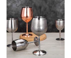 Stainless Steel Red Wine Goblet Bar Party Beer Juice Drink Champagne Cup-250ml