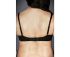 Berlei Womens Barely There Wirefree Wire Free Maternity Bra Black White Cotton - Black