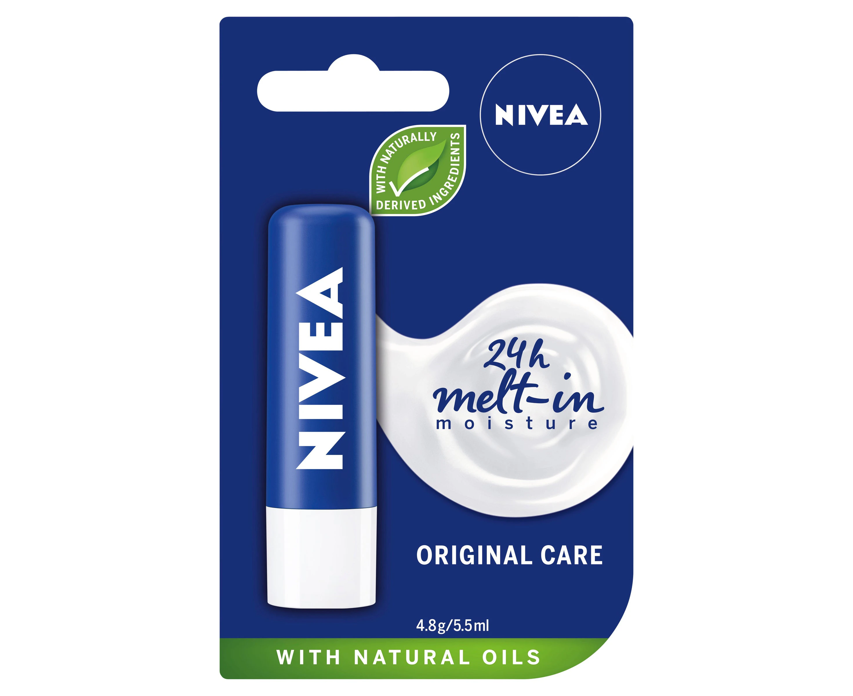 NIVEA Original Care Lip Balm 4.8g