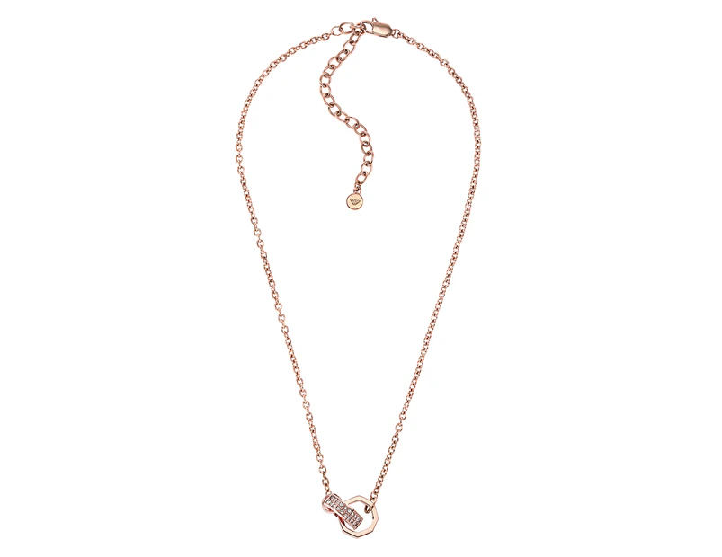 Emporio Armani Chain Necklace - Rose Gold