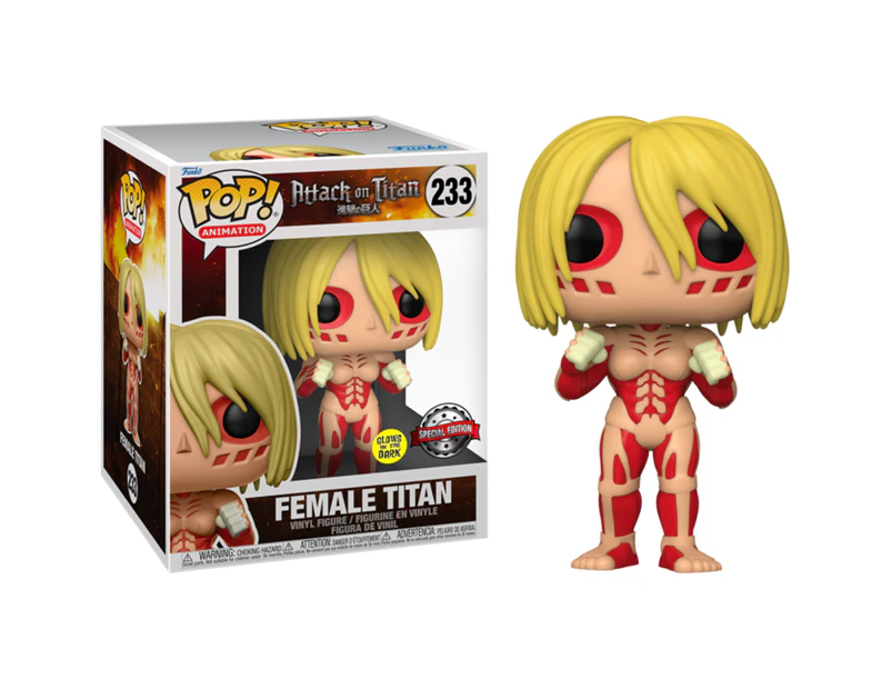 Attack on Titan - Female Titan Glow Pop! Vinyl - 6 Inch