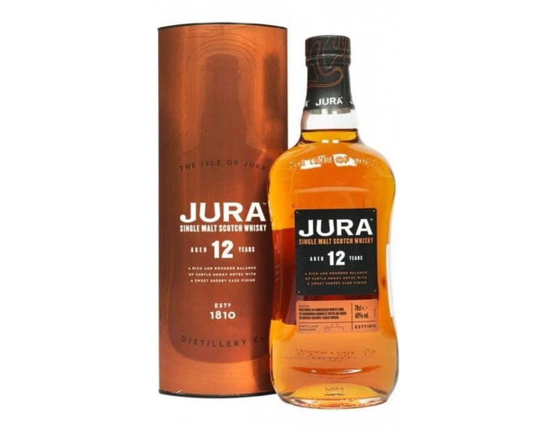 ISLE OF JURA JURA 12 WHISKY 40% 700ML