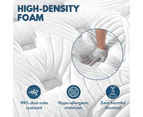 King Single Bed Size Spring Foam Ultra Firm High Density Foam Mattress 24cm