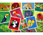 WHIZZ KIDS WILD ANIMALS FUN FLOOR RUG (XS) 80x120cm