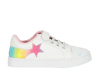 Superstar Vybe Junior Touch Fastening Sneaker Girl's - White