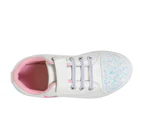 Superstar Vybe Junior Touch Fastening Sneaker Girl's - White