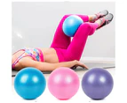 Pilates Exercise Mini Yoga Ball - Workout Fitness Balance Improves Stability Core Training - Pink
