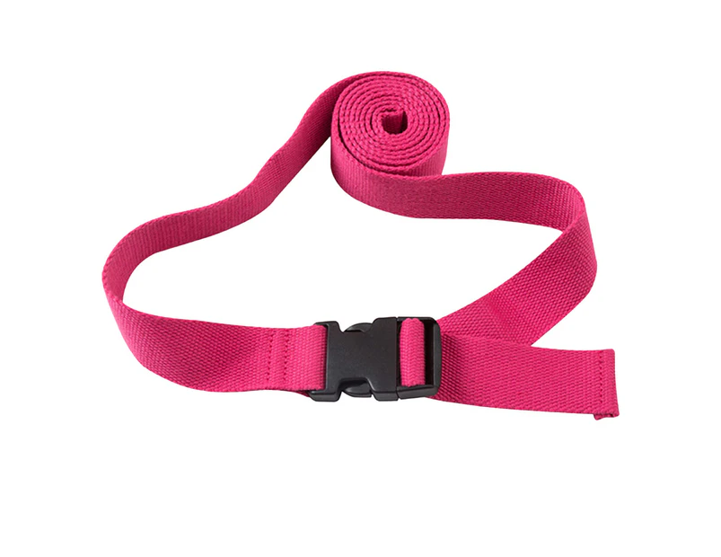Quick-Release  Yoga Strap - Red
