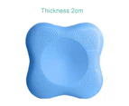 Comfortable Yoga Support Pad, Sports Balance Cushion for Protecting Knee, Ankle, Elbow - Blue