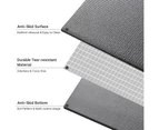 Foldable thick workout mat and yoga mat - Grey