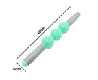 Muscle Roller Massage Legs,Back,Arms,Shoulders,Thigh Body Massager Massage Stick Spiky Trigger Point Relief Muscle Pain Stress - Green