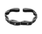 Multi-Segment Stretch Sports Belt Yoga Tension Belt Elastic Stretch Belt Yoga Stretch Belt Fitness Training - Grey