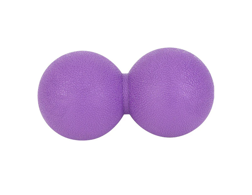 Peanut Massage Ball,Massage Lacrosse Balls for Myofascial Release,Trigger Point Therapy,Muscle Knots,and Yoga Therapy,Mobility Ball - Purple