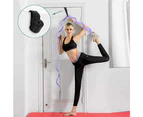Stretching Strap Yoga Pilates Toning Exercise resistance STRAP,Taekwondo Leg Stretcher Cheerleaders - Purple