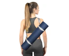 Yoga Mat Straps, Adjustable and Durable Straps and Stretch Straps, Multifunctional Straps - Black