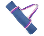 Yoga Mat Strap, Adjustable Mat Sling for Carrying, Stretching Band for Yoga, Pilates, Exercise - Fuchsia pink
