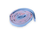 Versatile Multi-Loop Strap Perfect for Yoga, Pilates│ Portable │ Helps Improve Flexibility - Pink + blue