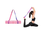 Yoga Mat Strap, Adjustable Durable Yoga Mat Carrier & Stretching Strap, Multiple Color Choices - JT07