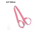 Yoga Mat Strap Sling, Adjustable and Durable Cotton Mat Carrier Available - Rose red