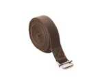 Strong, Durable Cotton Webbing with Adjustable Buckle for Secure, Slip-Free Support - Coffee