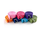 Yoga Exercise Adjustable Straps  for Pilates & Gym Workouts Yoga Fitness | Hold Poses, Stretch - Royal Blue + Orange + Pink + Black + Red