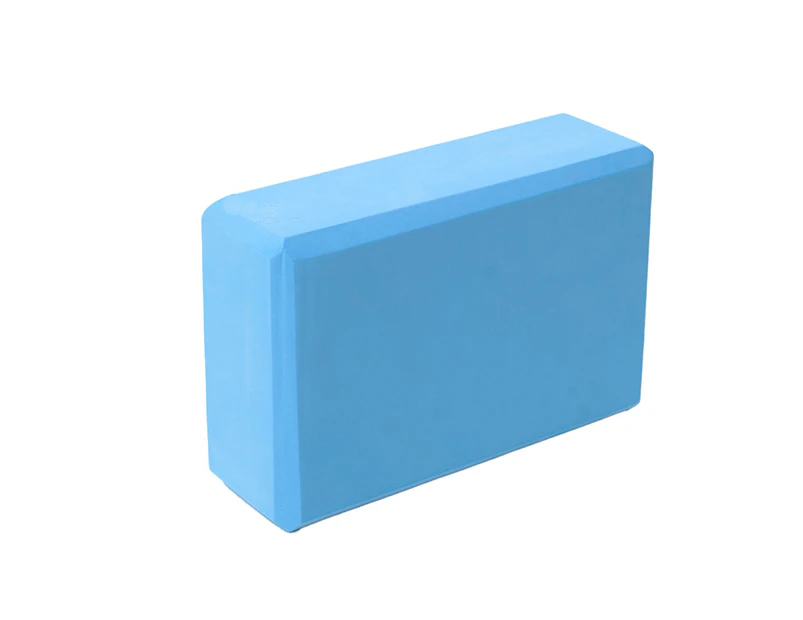 Yoga blocks for yoga, pilates, help with balance, flexibility, support and deepening poses - LightBlue