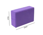 Yoga blocks for yoga, pilates, help with balance, flexibility, support and deepening poses - Dark purple