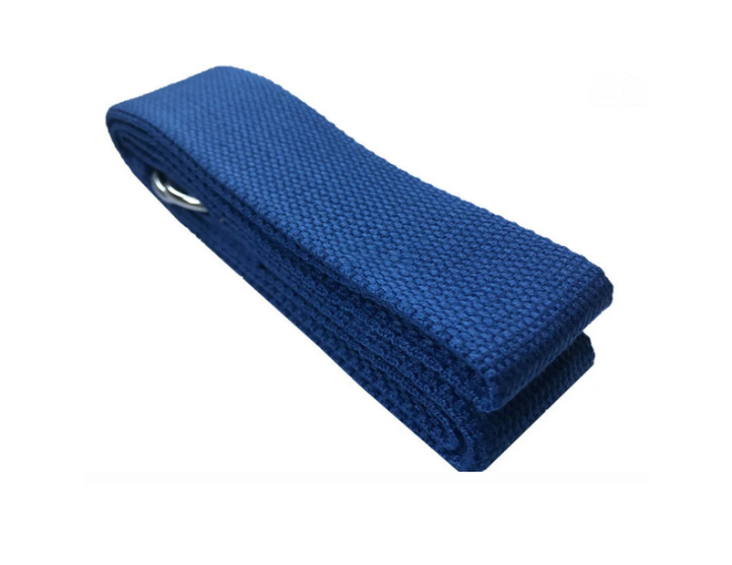 Yoga Strap Durable and Comfy Delicate Texture - Best for Daily Stretching, Physical Therapy, Fitness - Blue