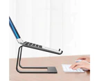 Vibe Geeks Portable Aluminium Laptop Stand Tray Cooling Riser Holder For 10-17" in MacBook