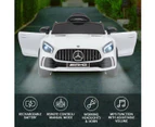 Mercedes Benz Licensed Kids Electric Ride On Car Remote Control White