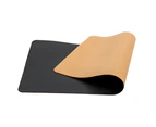Leather Desk Pad Non-Slip Mouse Pad, 60*30 Waterproof Desk Writing Mat, Large Desk Blotter Protector - Black-60*30