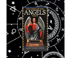 Bestjia 1 Set Bright Color Tarot Decks Wide Application Art Paper Angels Influence Divination Cards for Home - Classic Tarot